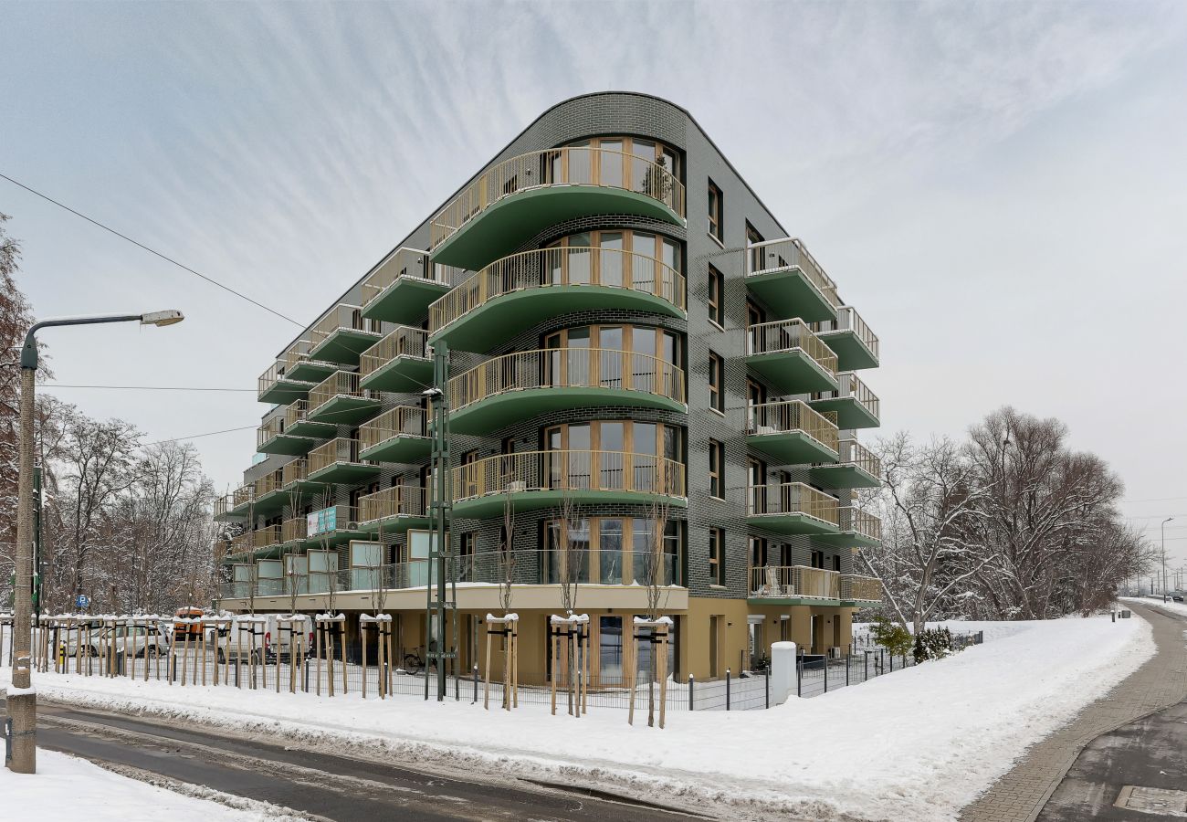 A modern Premium apartment building in Krakow at Świtezianka Street.