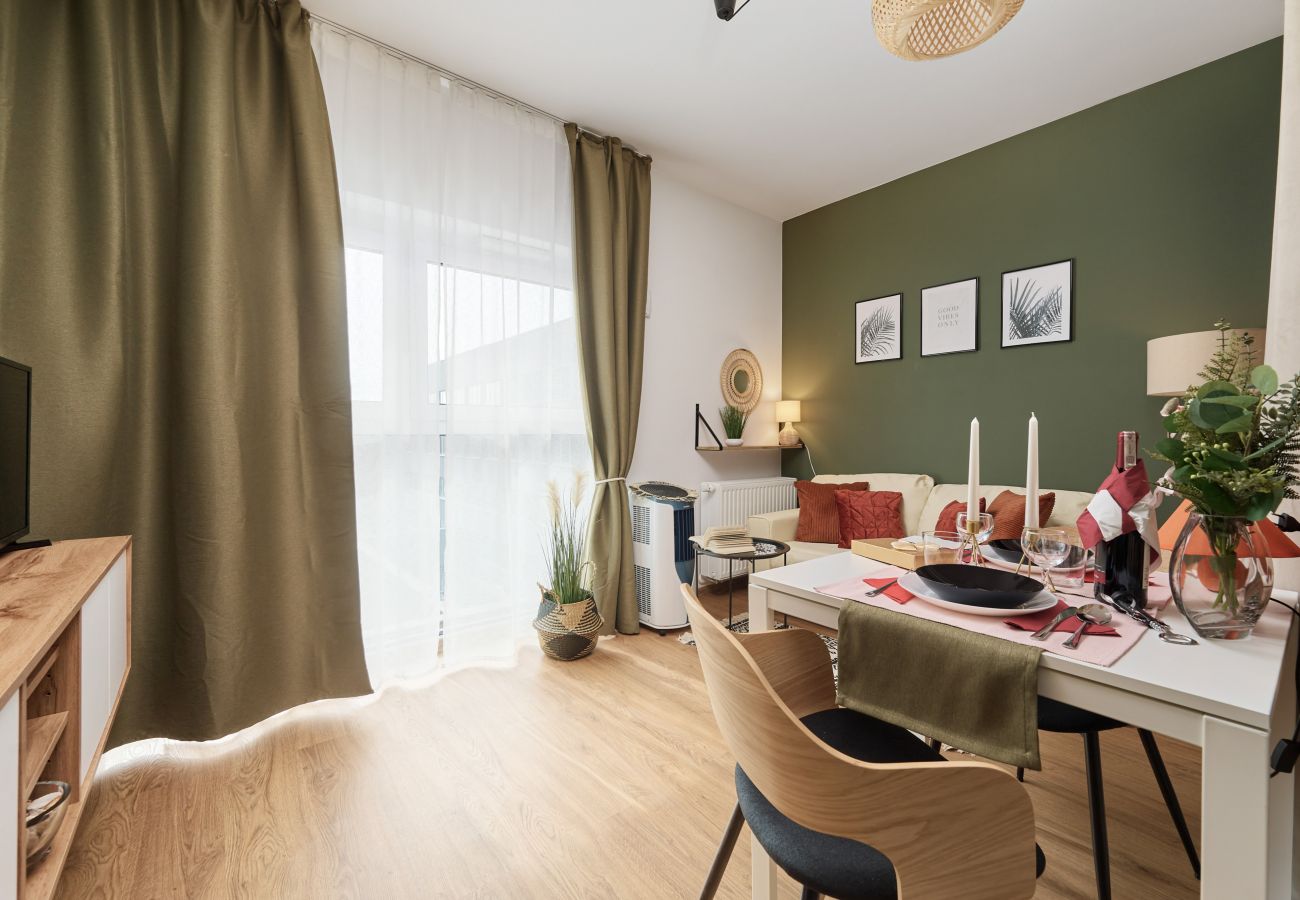 Studio in Wrocław - Quiet Boho Studio Apartment, Jaworska 4A Wrocław 