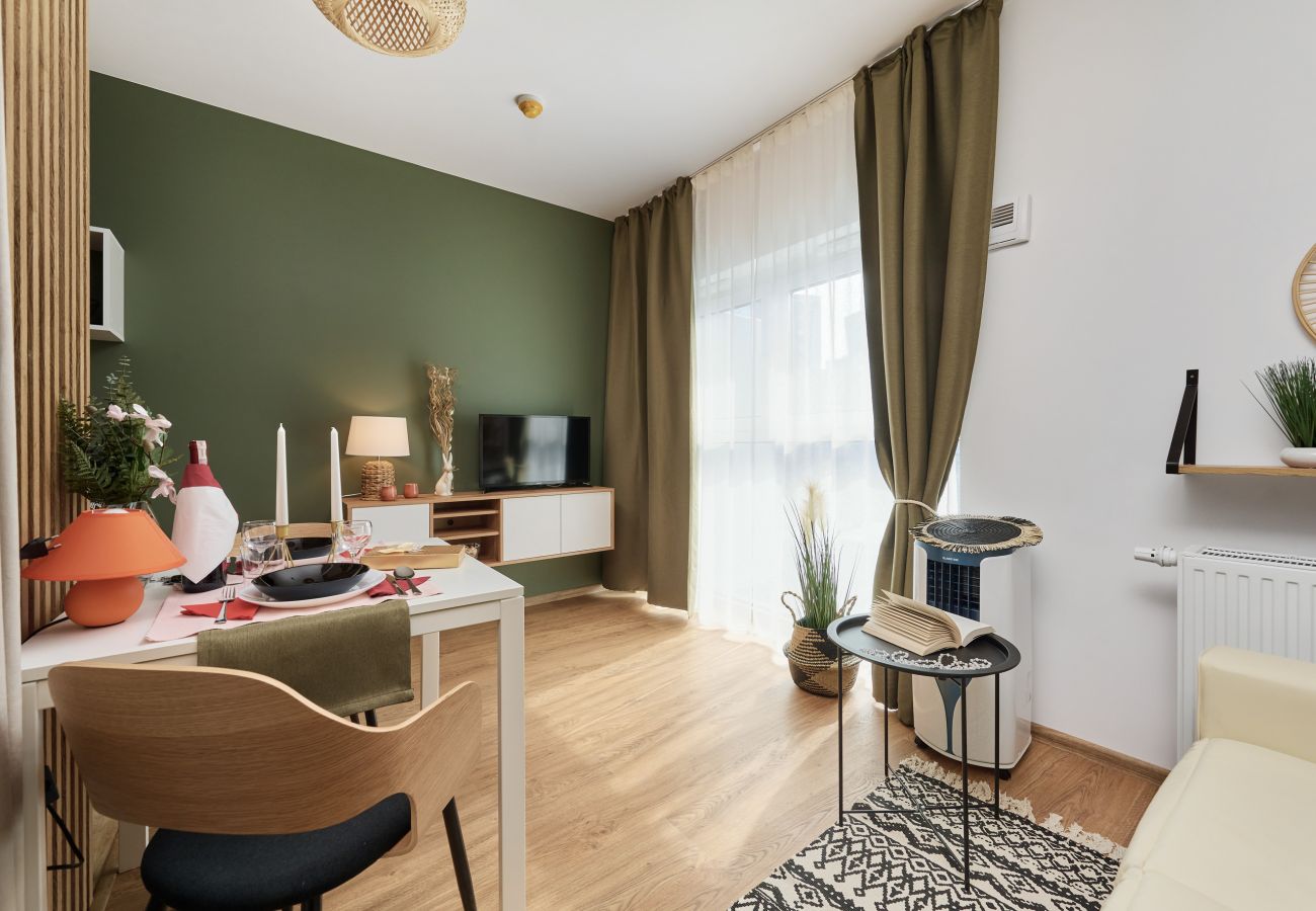 Studio in Wrocław - Quiet Boho Studio Apartment, Jaworska 4A Wrocław 