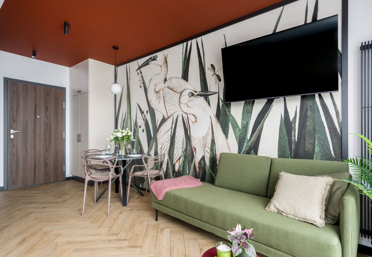 Studio in Poznań - Garbary 104D | Wifi, Pet-Friendly, Studio for 3 Guests, Balcony, Poznan