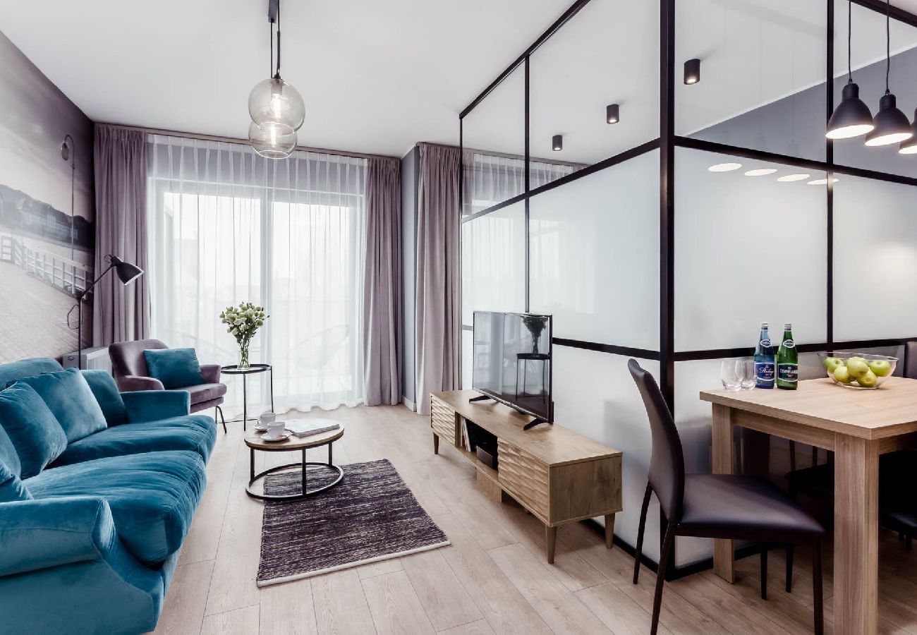 Studio in Gdańsk - Apartment with a beautiful view in Deo Plaza 