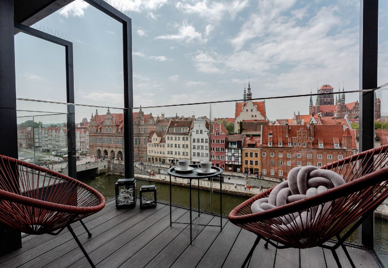 Studio in Gdańsk - Apartment with a beautiful view in Deo Plaza 