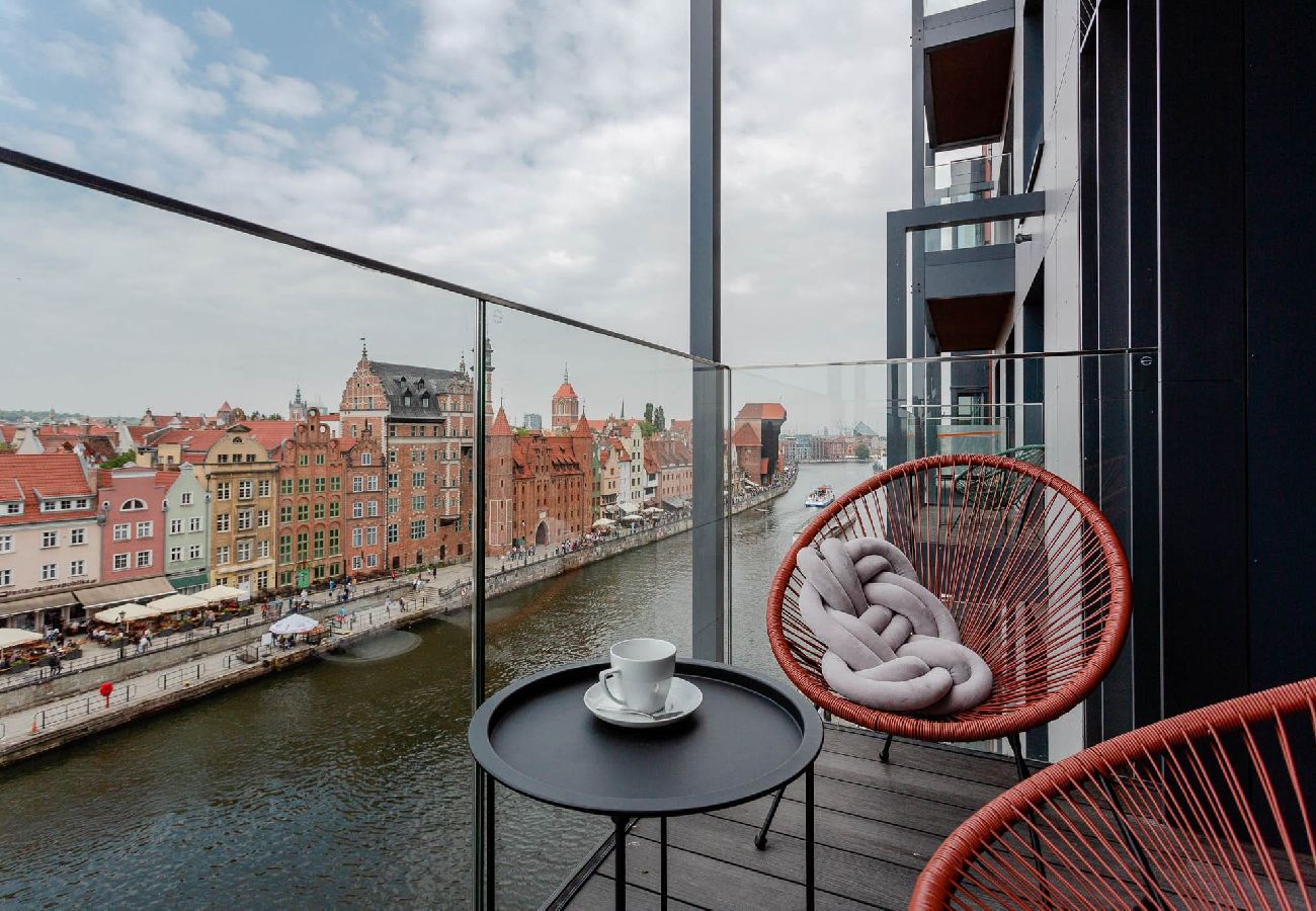 Studio in Gdańsk - Apartment with a beautiful view in Deo Plaza 