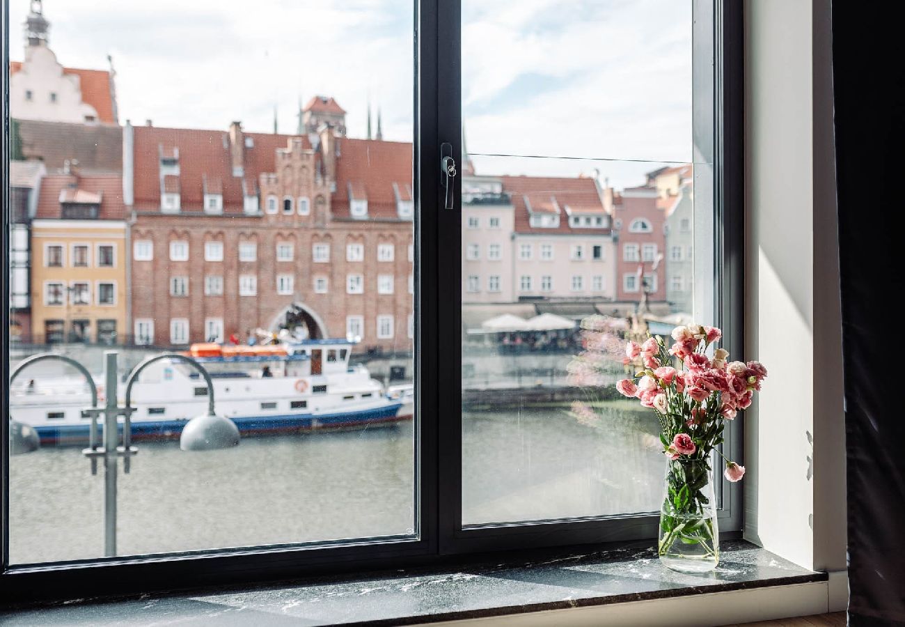 Studio in Gdańsk - Cozy studio with river view in Deo Plaza 