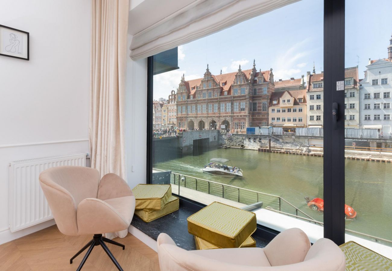 Studio in Gdańsk - Bright studio with river view - Deo Plaza