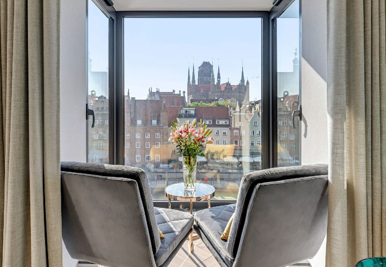 Studio in Gdańsk - Apartment with A C and a beautiful view 