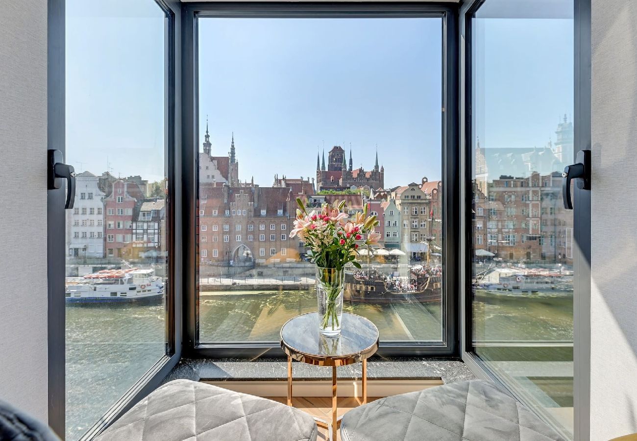 Studio in Gdańsk - Apartment with A C and a beautiful view 