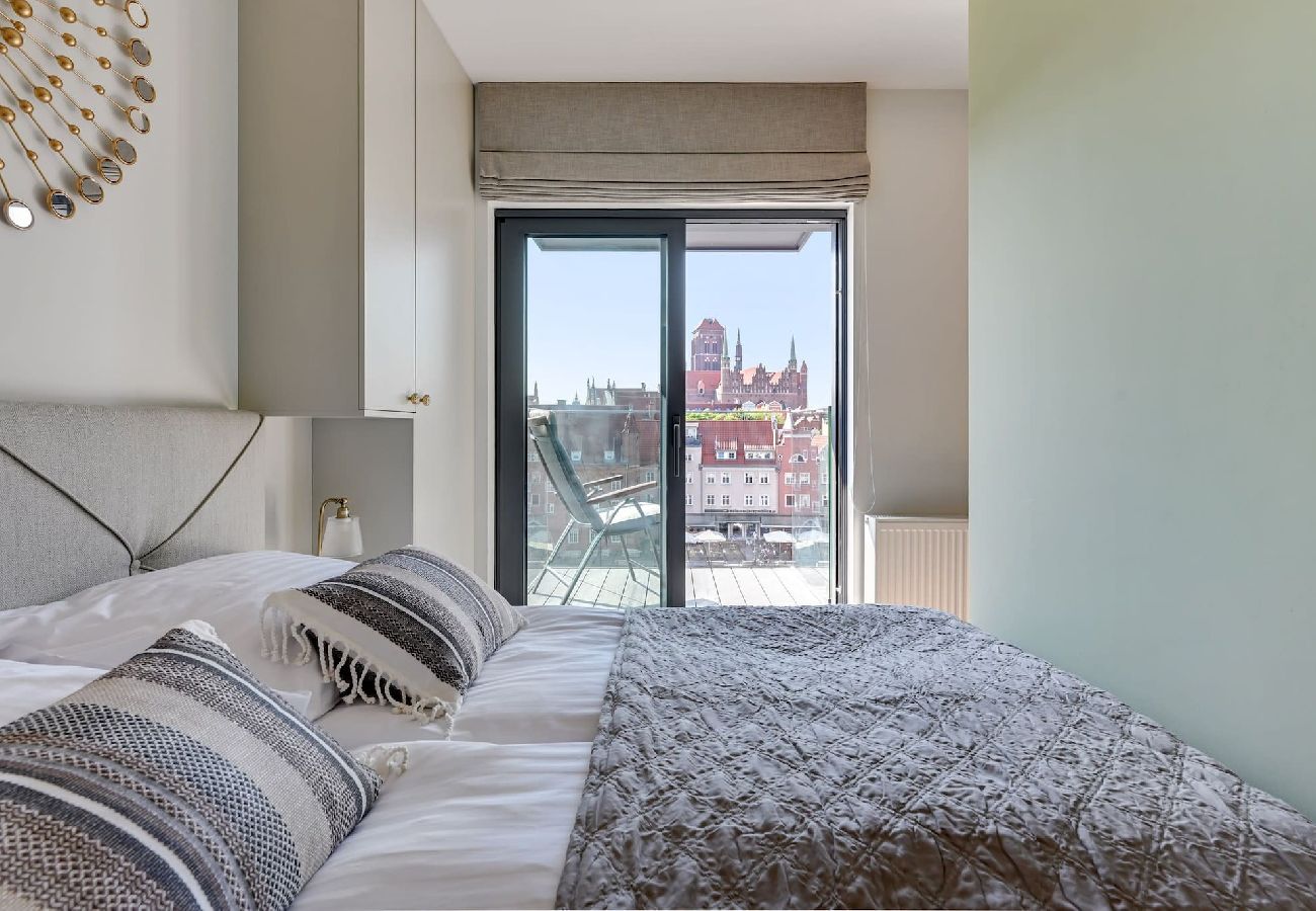 Studio in Gdańsk - Apartment with A C and a beautiful view 