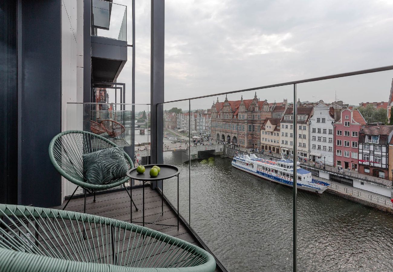 Studio in Gdańsk - Family Modern apartment with a balcony 