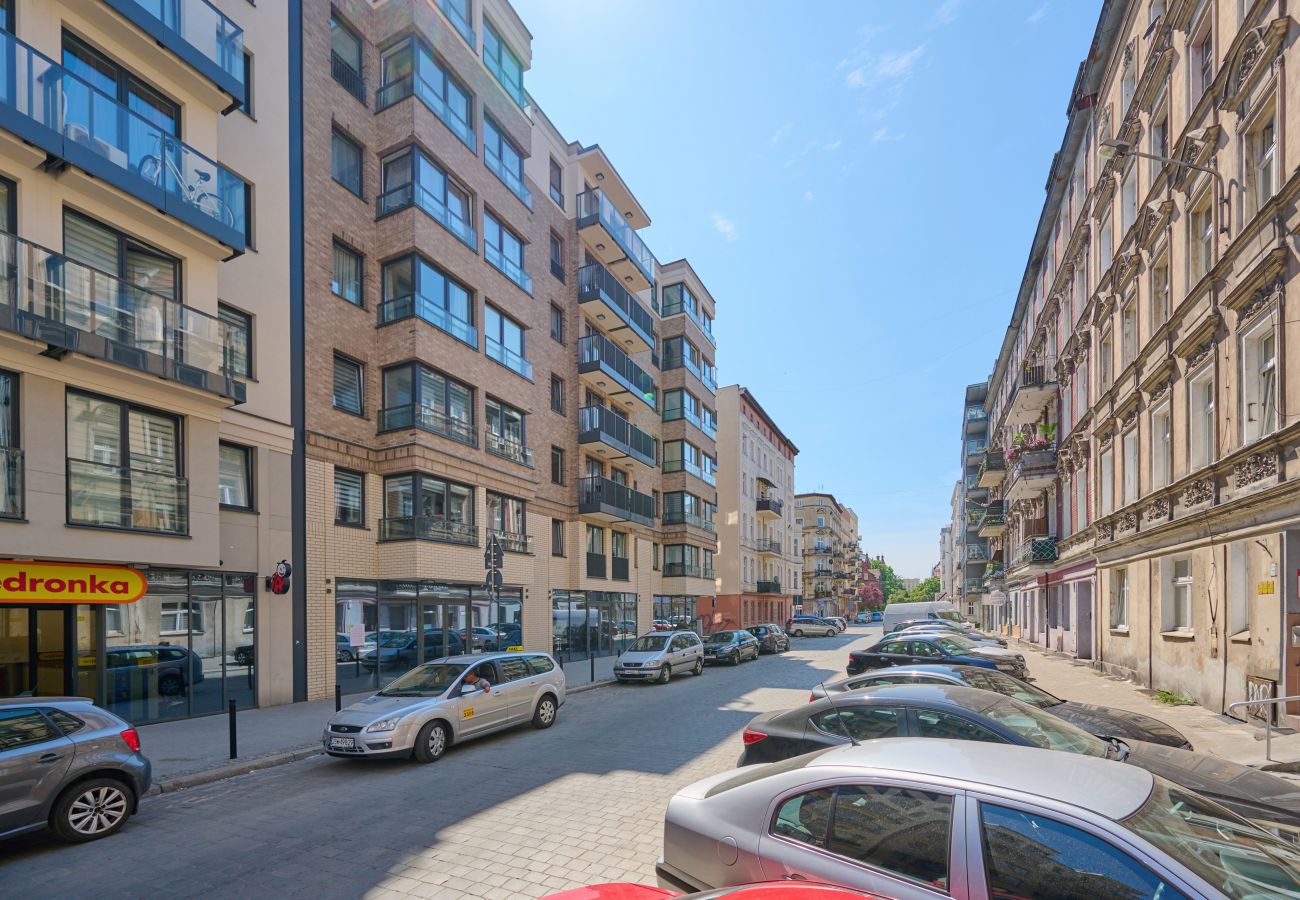 Studio in Wrocław - Modern Studio with Balcony, Wroclaw Nadodrze