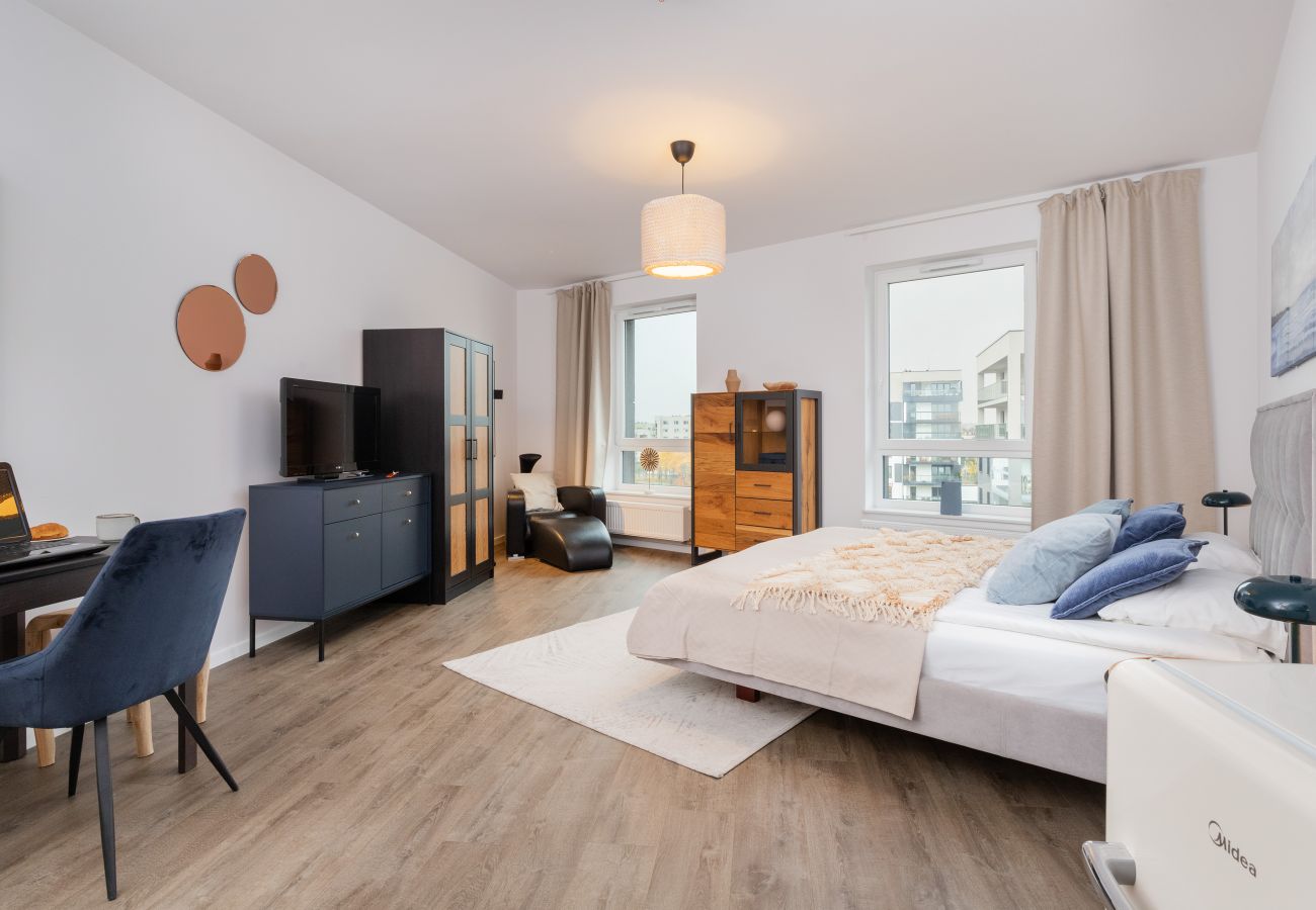 Studio in Gdańsk - Śląska 12 | Wifi, Pet-friendly, Studio, Parking, Gym, Gdansk