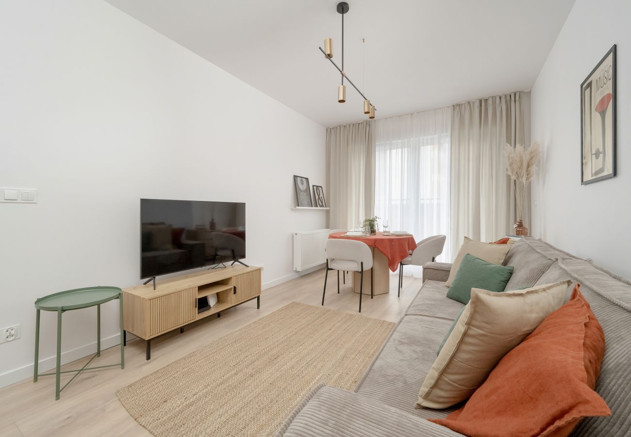 Apartment in Wrocław - Dmowskiego 13F | Wifi, Pet-friendly, 1 Bedroom, Balcony, Parking, Wroclaw