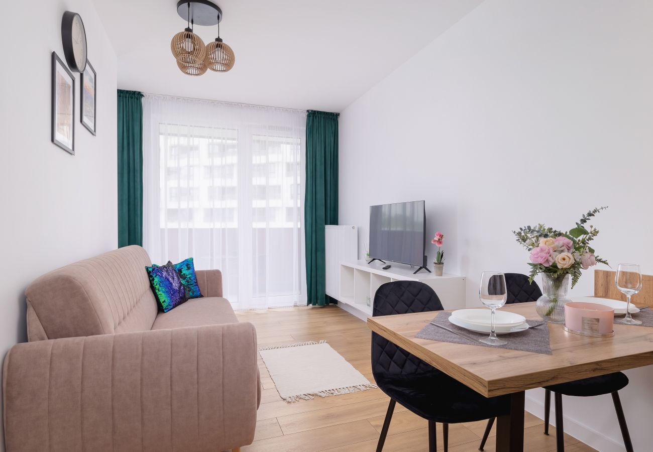 Apartment in Kraków - Łaszkiewicza 8A | 1-bedroom apartment | Parking | Cracow 