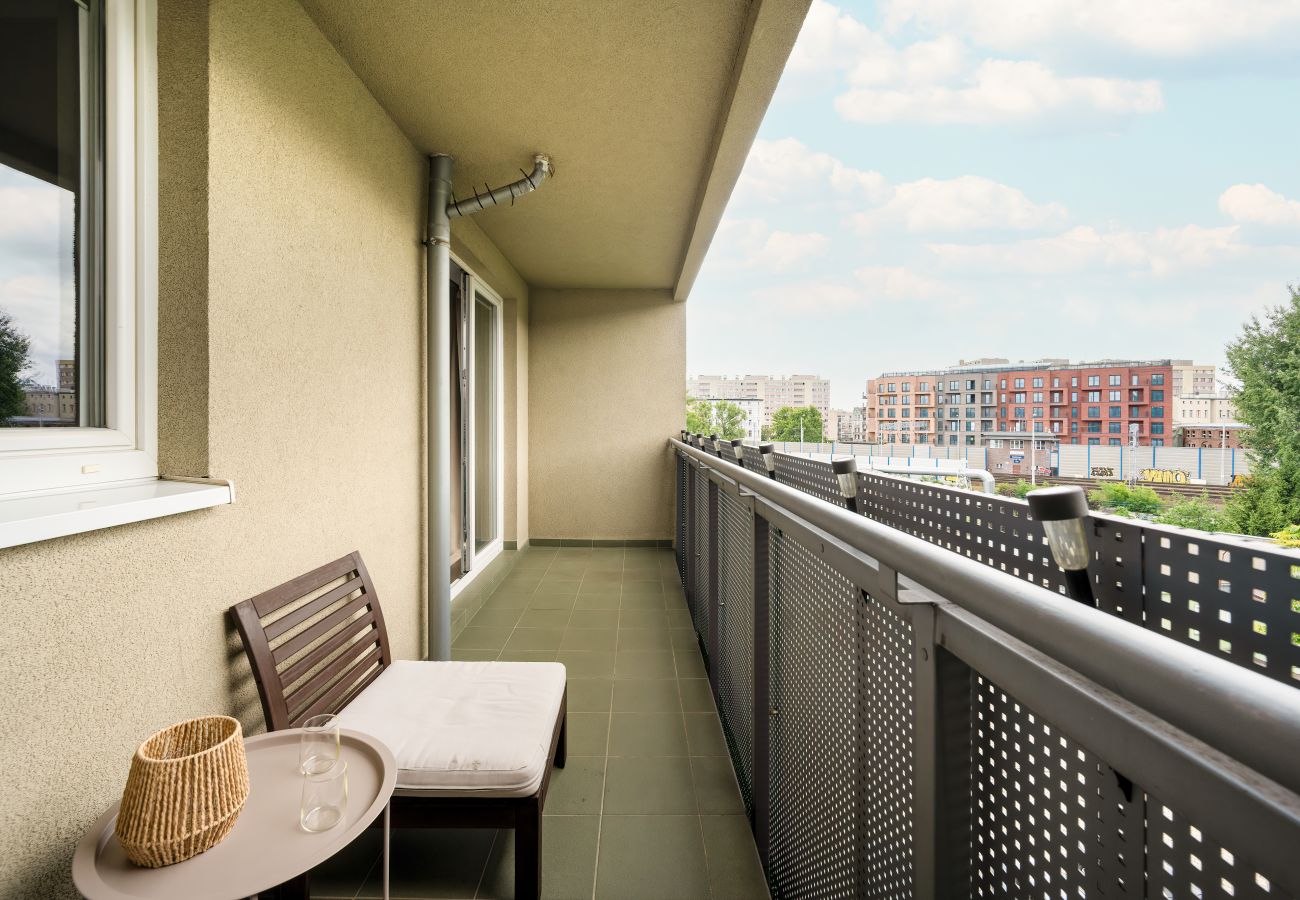 Studio in Wrocław - Studio Wrocław | Balcony, Bathtub | For 4 people