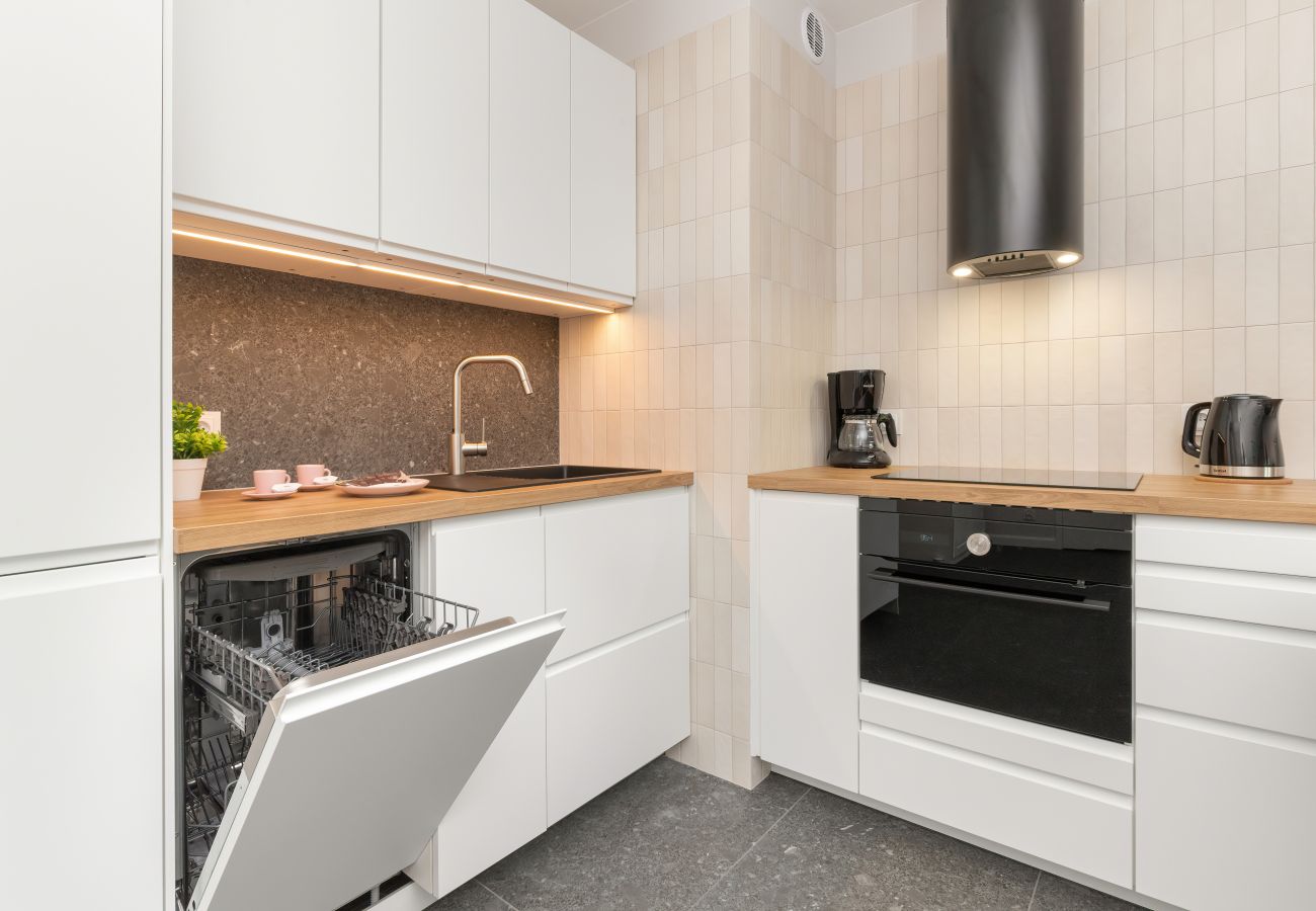 Apartment in Gdańsk - Letnicka 1H | Wifi, Pet-friendly, 1 Bedroom, Balcony, Parking, Gdansk