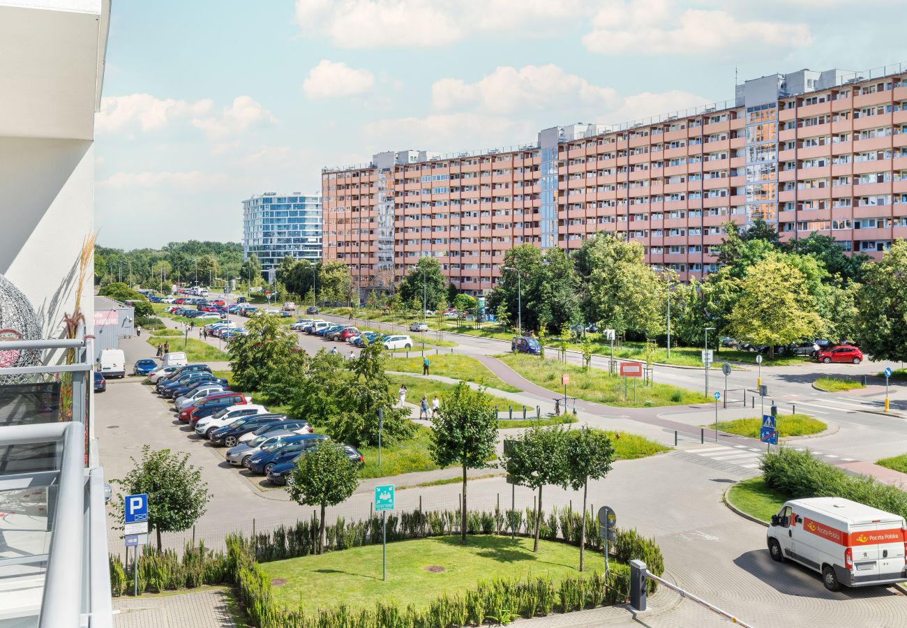 Studio in Gdańsk - Obrońców Wybrzeża Studio Apartment | Parking | Balcony 