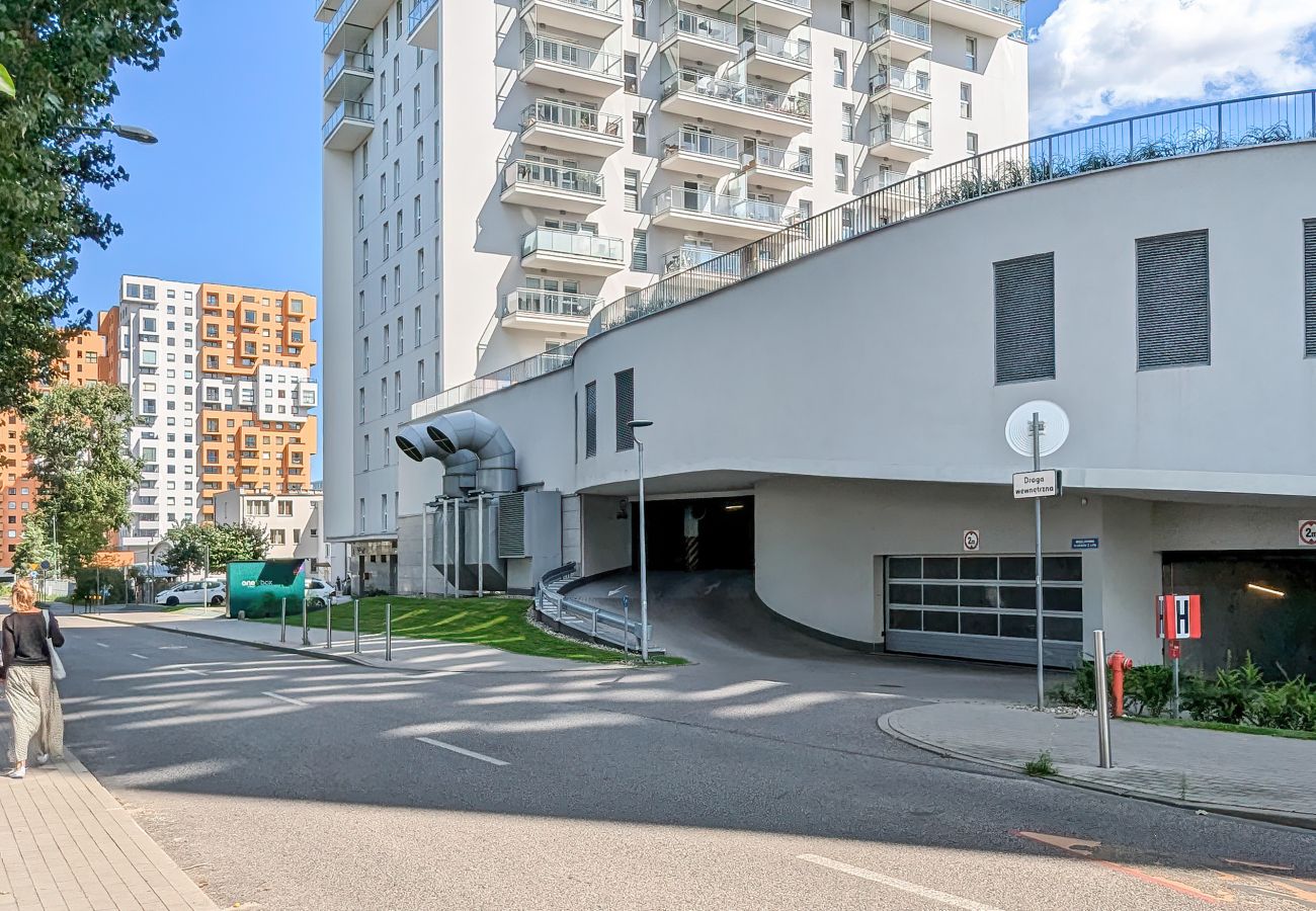 Studio in Gdańsk - Obrońców Wybrzeża Studio Apartment | Parking | Balcony 