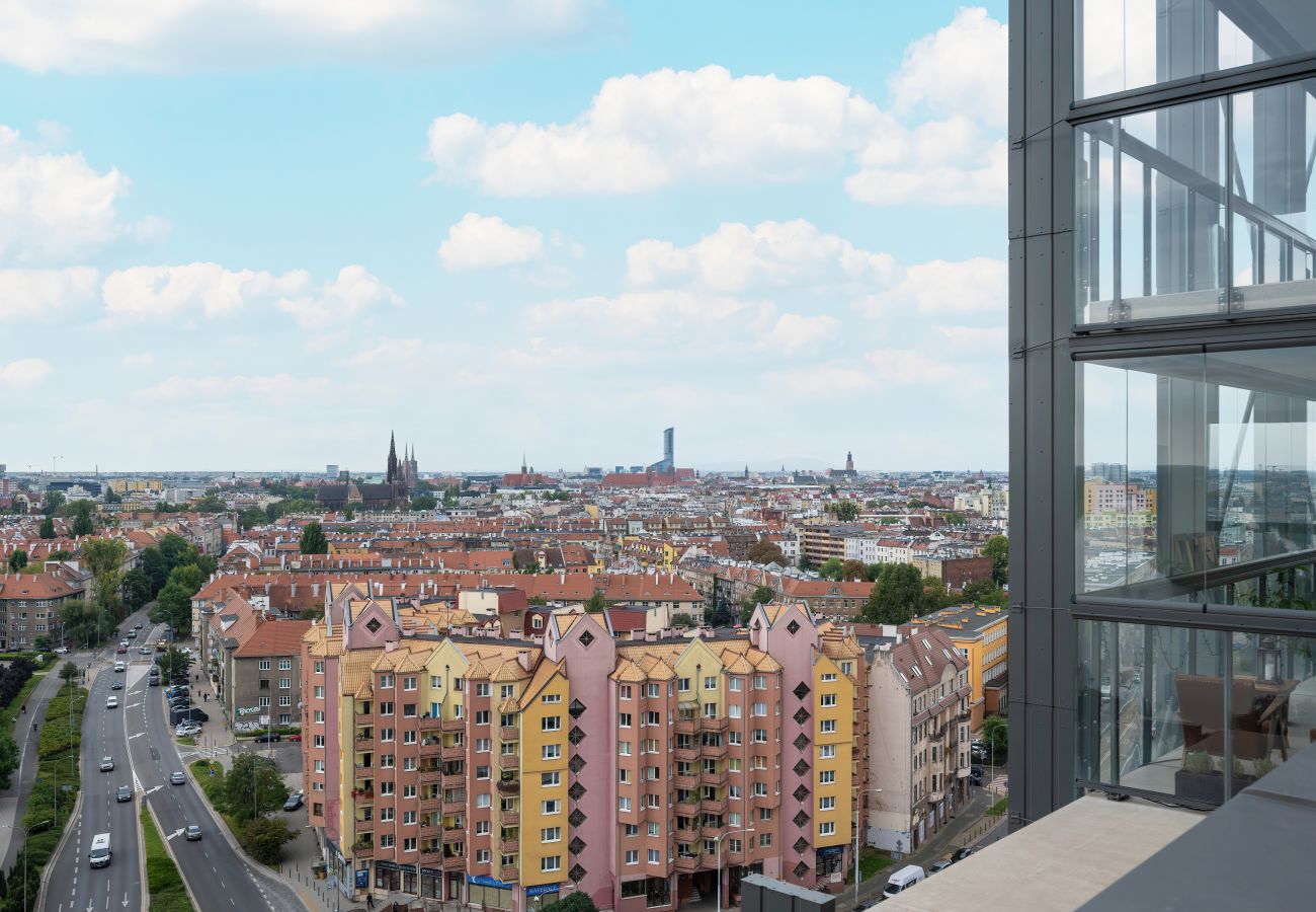 Studio in Wrocław - Browary Wrocławskie 248 | Wifi, Home office, Studio, Balcony, Viewing terrace, Parking, Wrocław