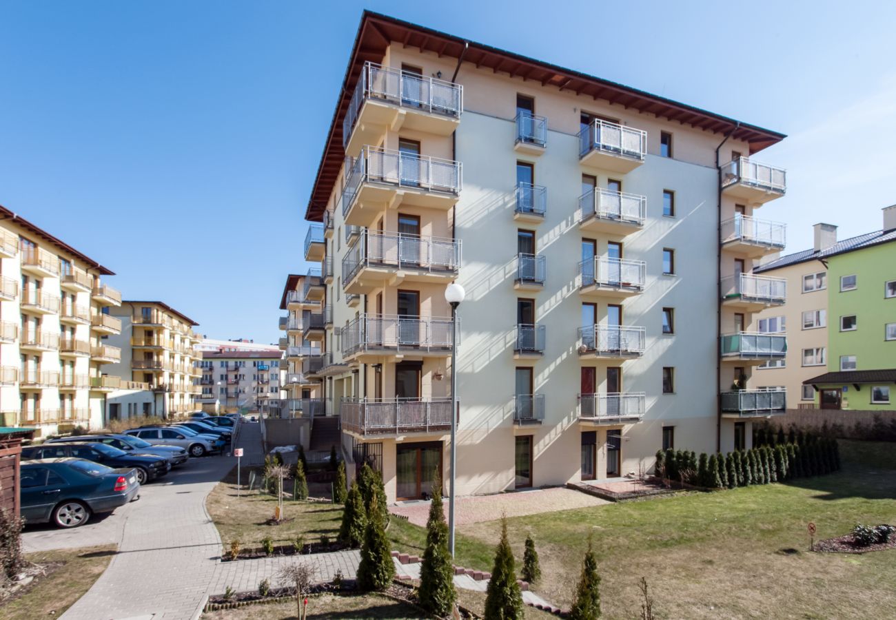 zewnątrz, widok, budynek, ulica, Chełmońskiego, Świnoujście, wakacje, wynajem, apartament