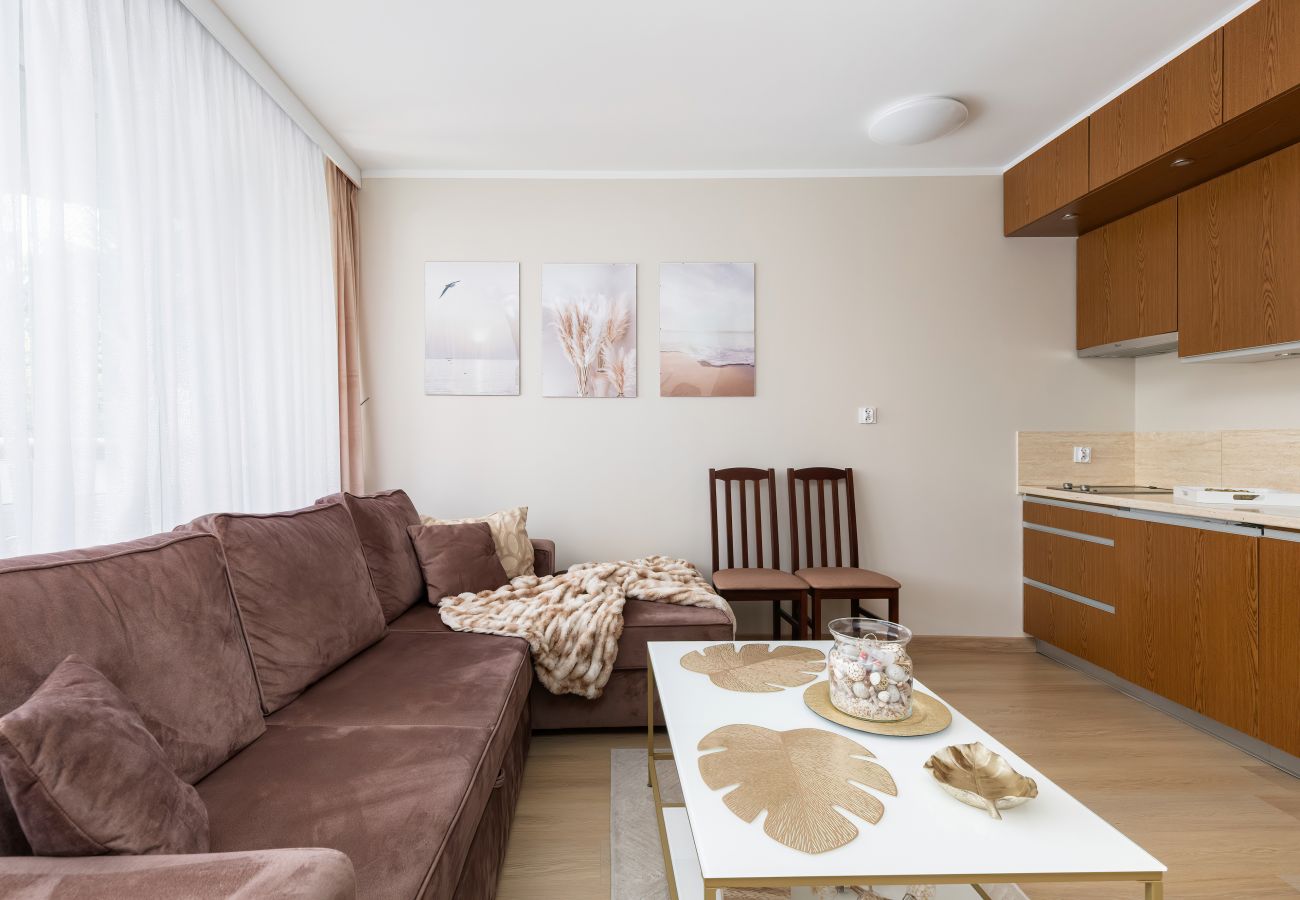 Apartament w Świnoujście - Apartament Villa Mistral 2 z 1 sypialnią blisko Promenady