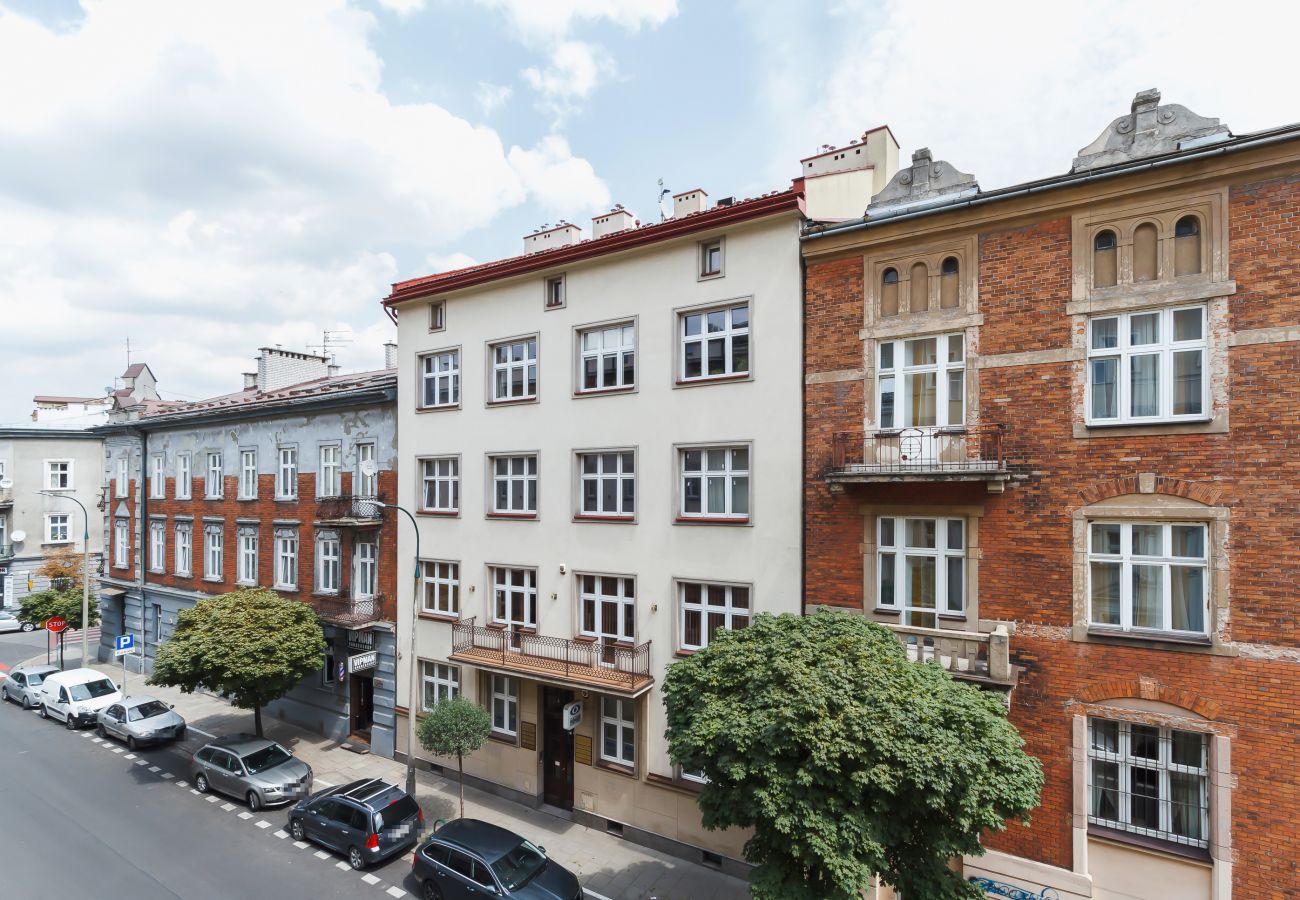 apartament, widok, ulica, Ariańska, Kraków