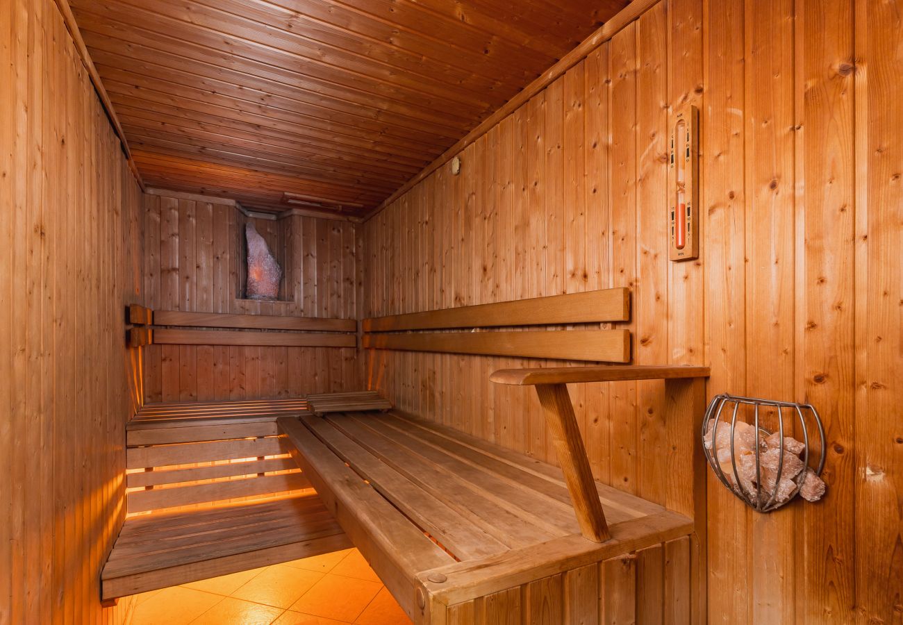 sauna, ośrodek, wnętrze, wynajem