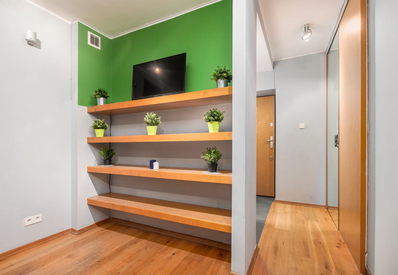 Apartament w Warszawa - Apartament z jedną sypialnią Warszawa Hoża | Wanna, Balkon