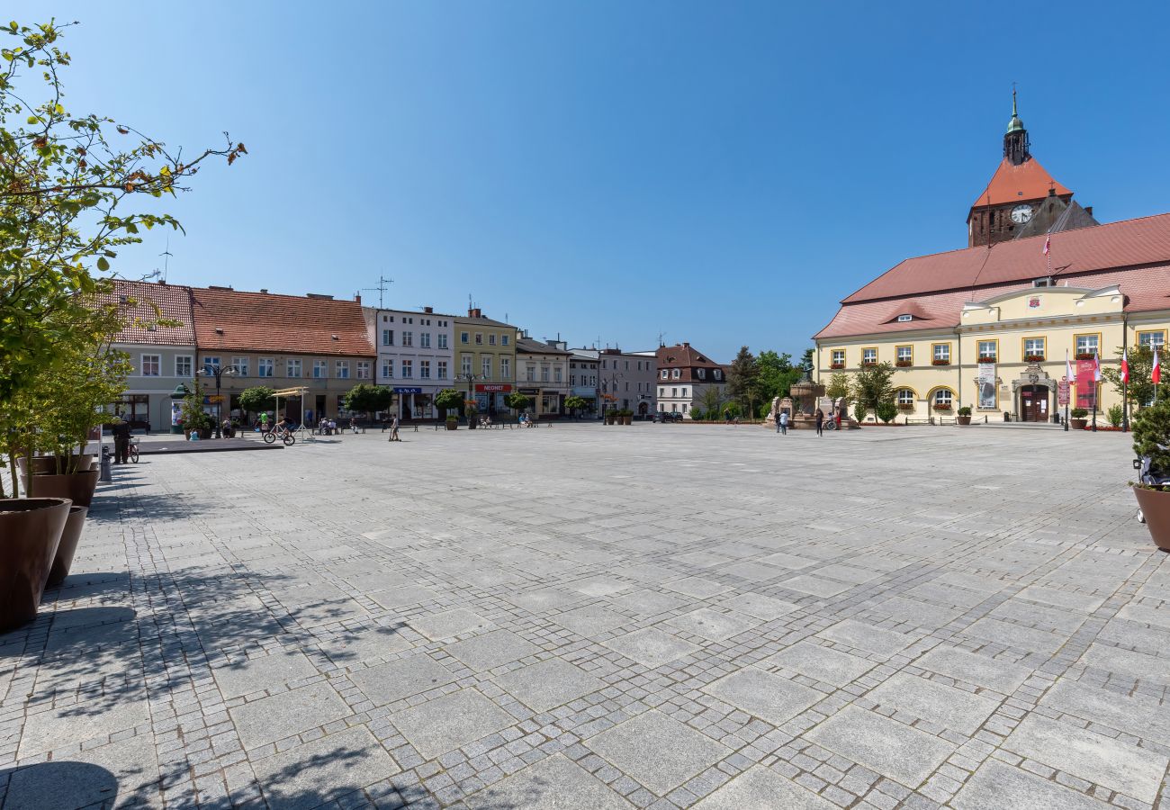 apartament, wynajem, zewnątrz, budynek, Darłowo, Plac Kościuszki, rynek, wakacje