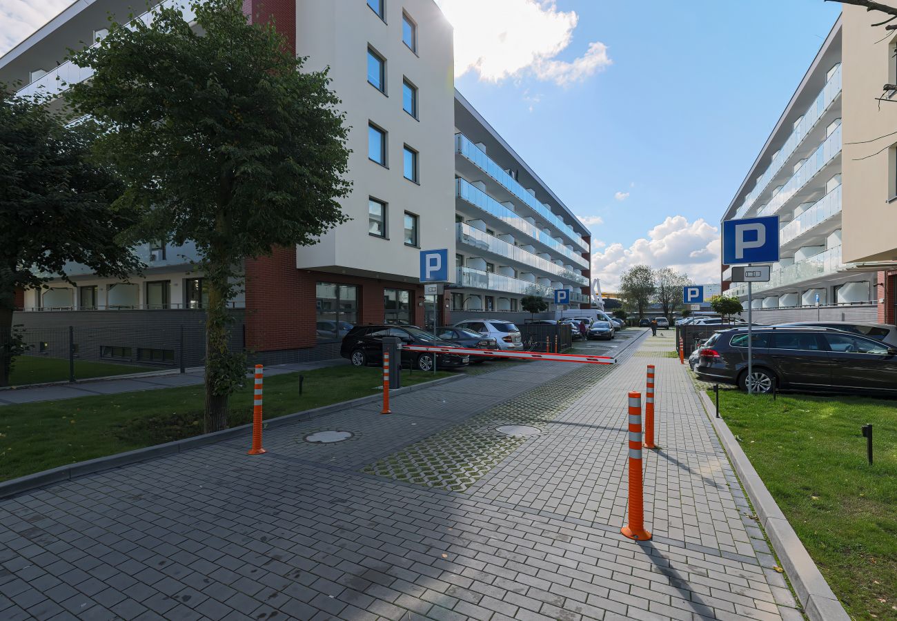 widok z zewnątrz, na zewnątrz, budynek mieszkalny, wynajem, apartament, Bliżej Morza, Kasprowicza 16, Kołobrzeg