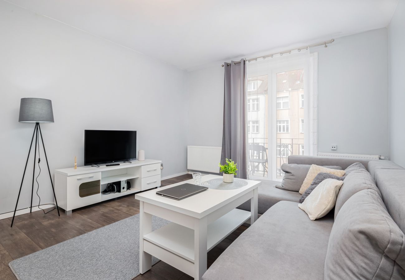 apartament, wynajem, salon, pościel, sofa