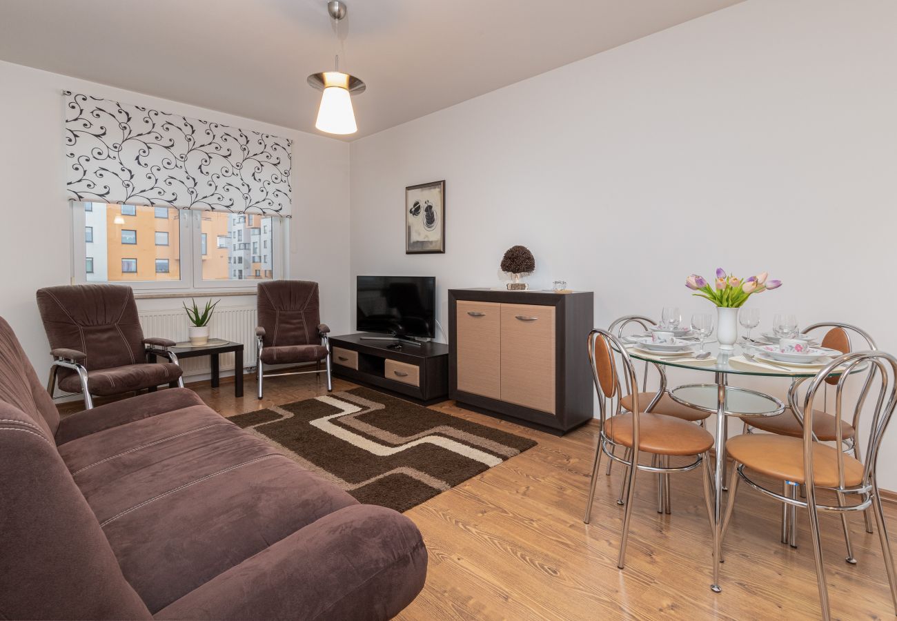 Apartament w Gdańsk - Apartament Karawela z balkonem i parkingiem | Gdańsk