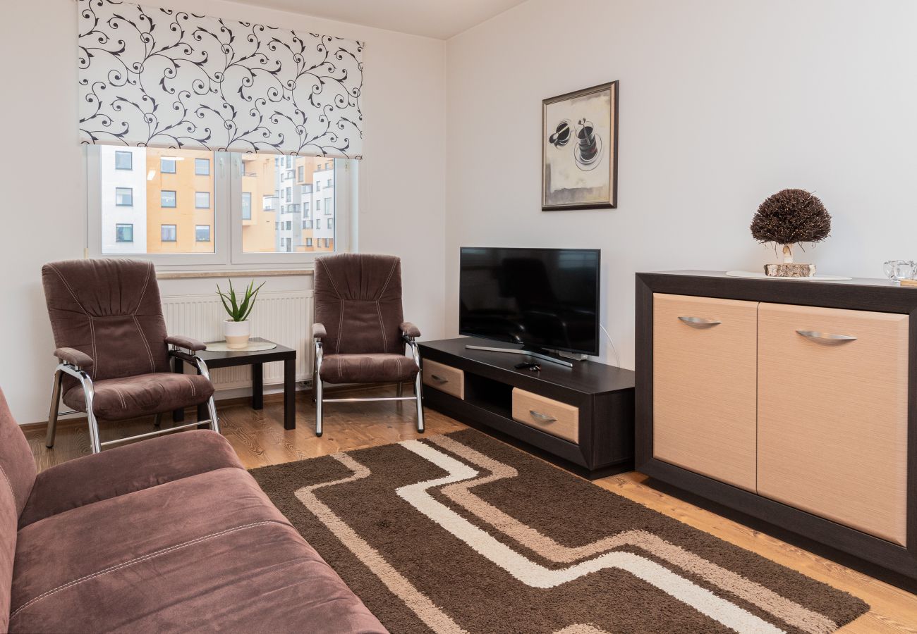 Apartament w Gdańsk - Apartament Karawela z balkonem i parkingiem | Gdańsk