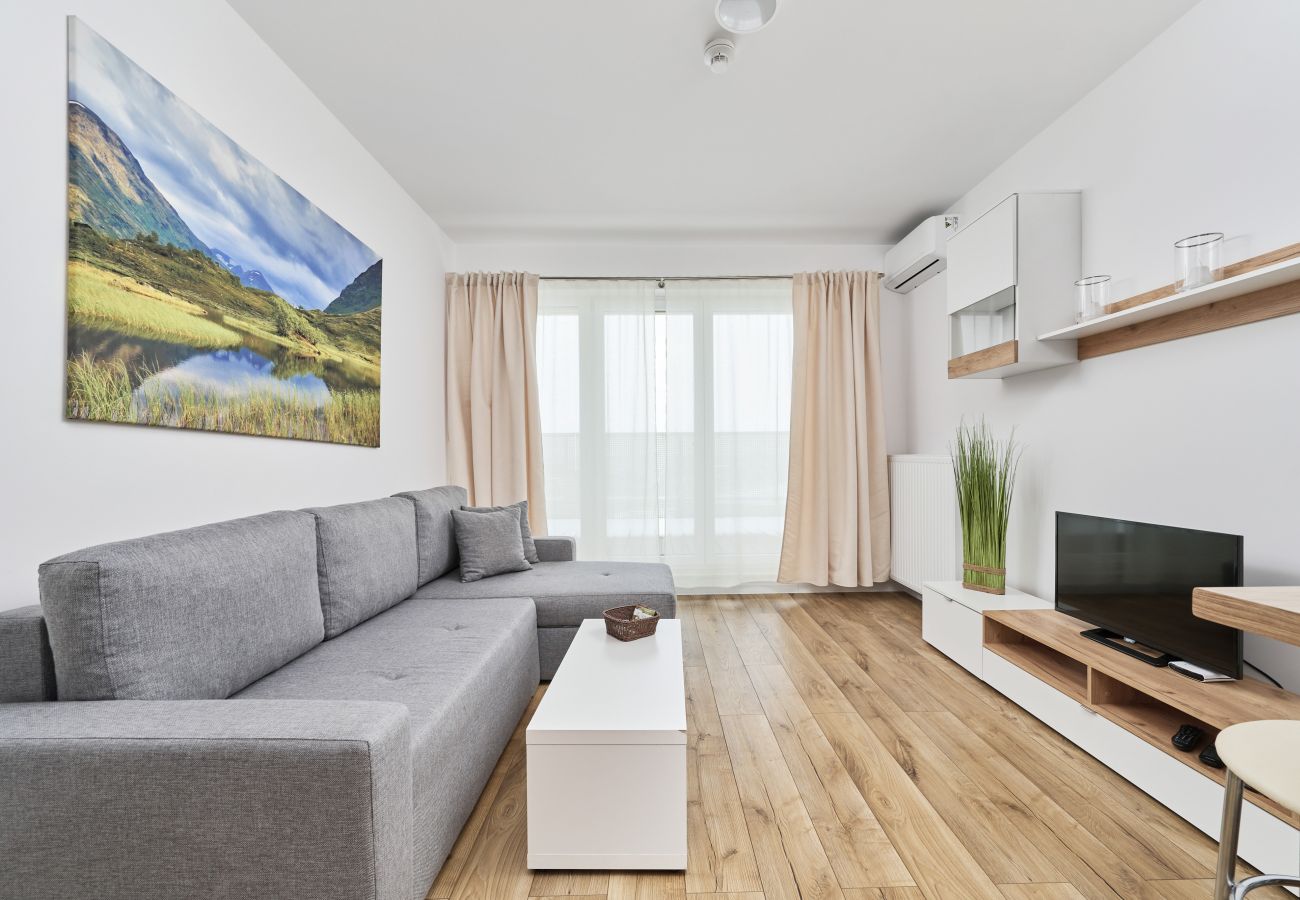 Apartament w Wrocław - Apartament z 1 sypialnią i tarasem | Krakowska 39/162