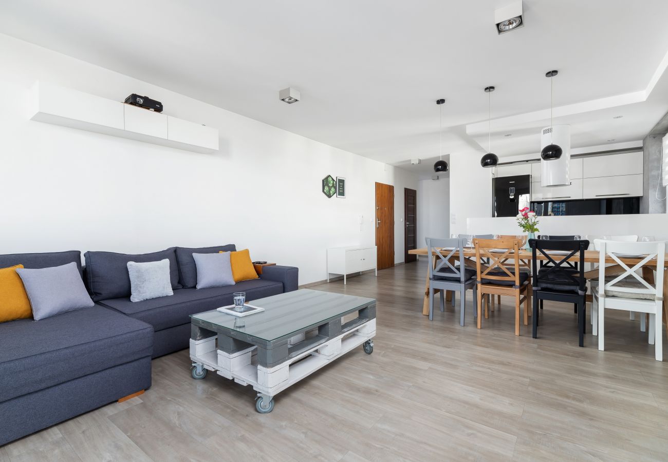 Apartament w Kraków - Osiedle Avia 6/155, 3 sypialnie, 2 balkony