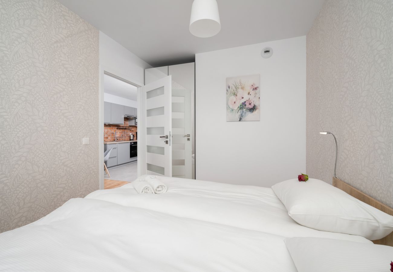 Apartament w Wrocław - Osiedle Kamienna Krzyki | Elegancki apartament z 1 sypialnią i bezpłatnym parkingiem