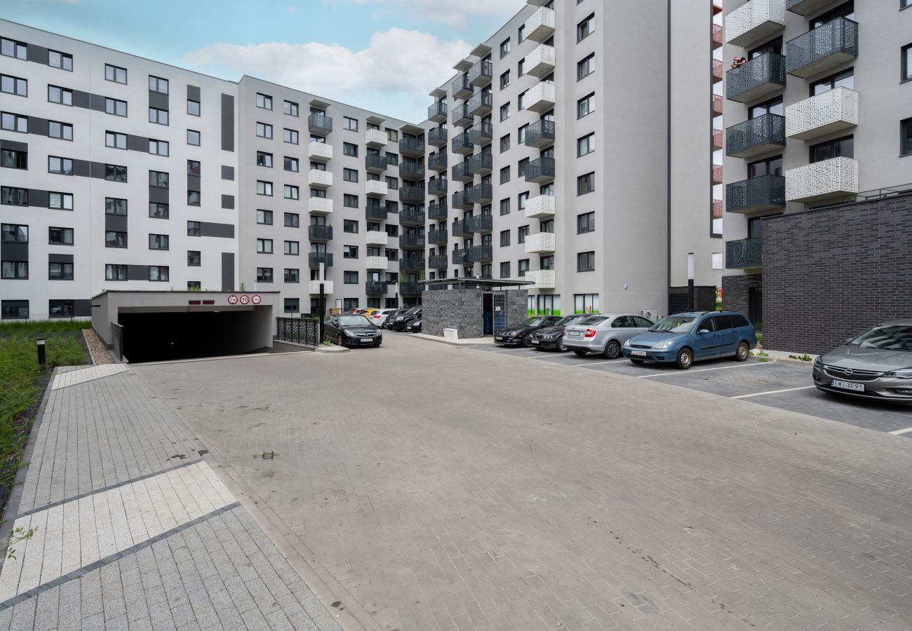 Apartament w Wrocław - Osiedle Kamienna Krzyki | Elegancki apartament z 1 sypialnią i bezpłatnym parkingiem