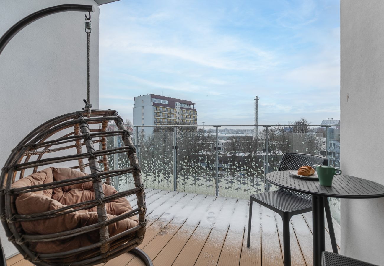 Apartament w Kołobrzeg - Nadmorskie Tarasy 22/616 | Apartament Prestige, 1 sypialnia, balkon, parking