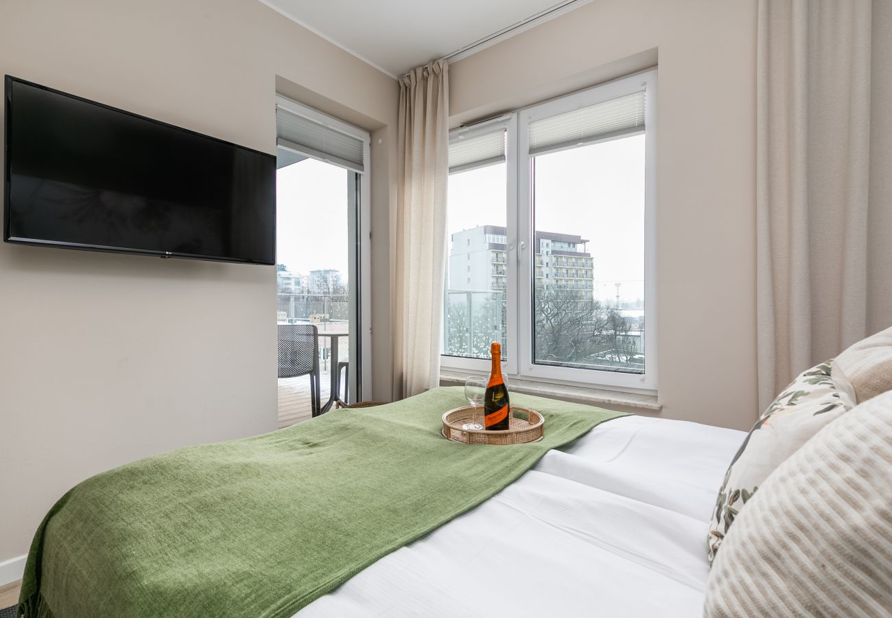 Apartament w Kołobrzeg - Nadmorskie Tarasy 22/616 | Apartament Prestige, 1 sypialnia, balkon, parking