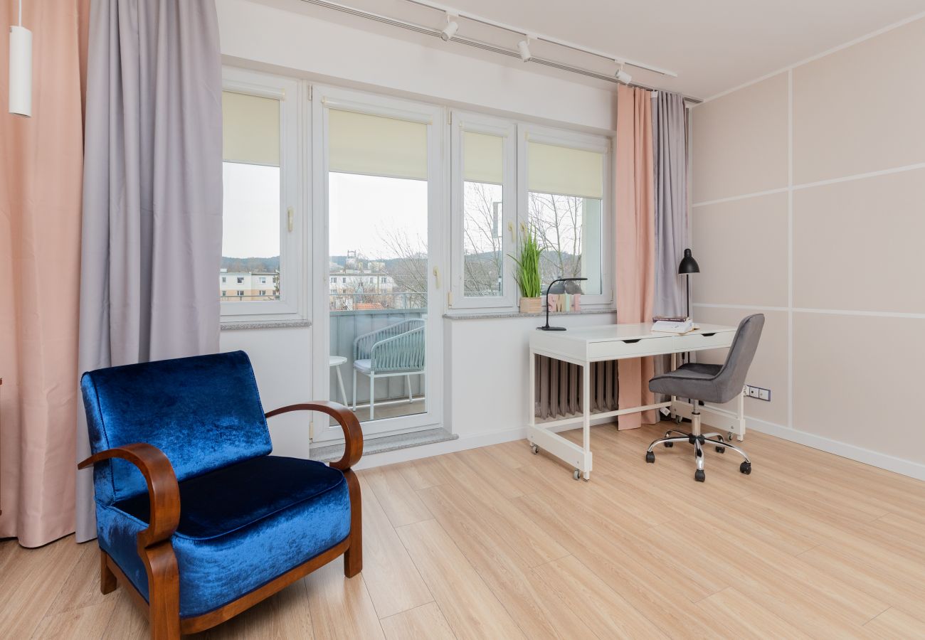 Apartament w Sopot - Bitwy pod Płowcami 2A | 1 sypialnia, balkon, Sopot