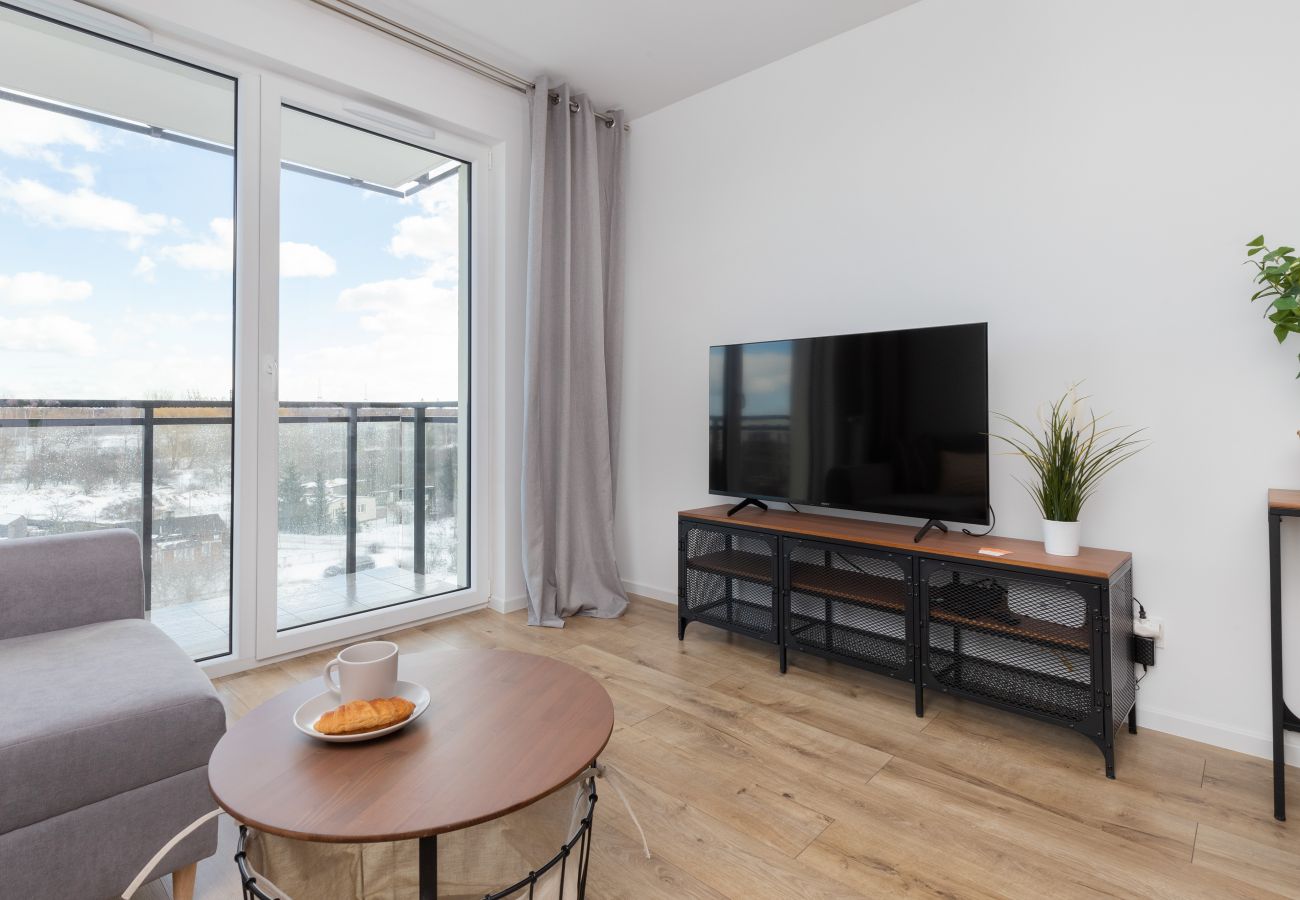 Apartament w Gdańsk - Letnicka 1D | Przyjazny zwierzętom, Wifi, 1 Sypialnia, Balkon, Gdańsk