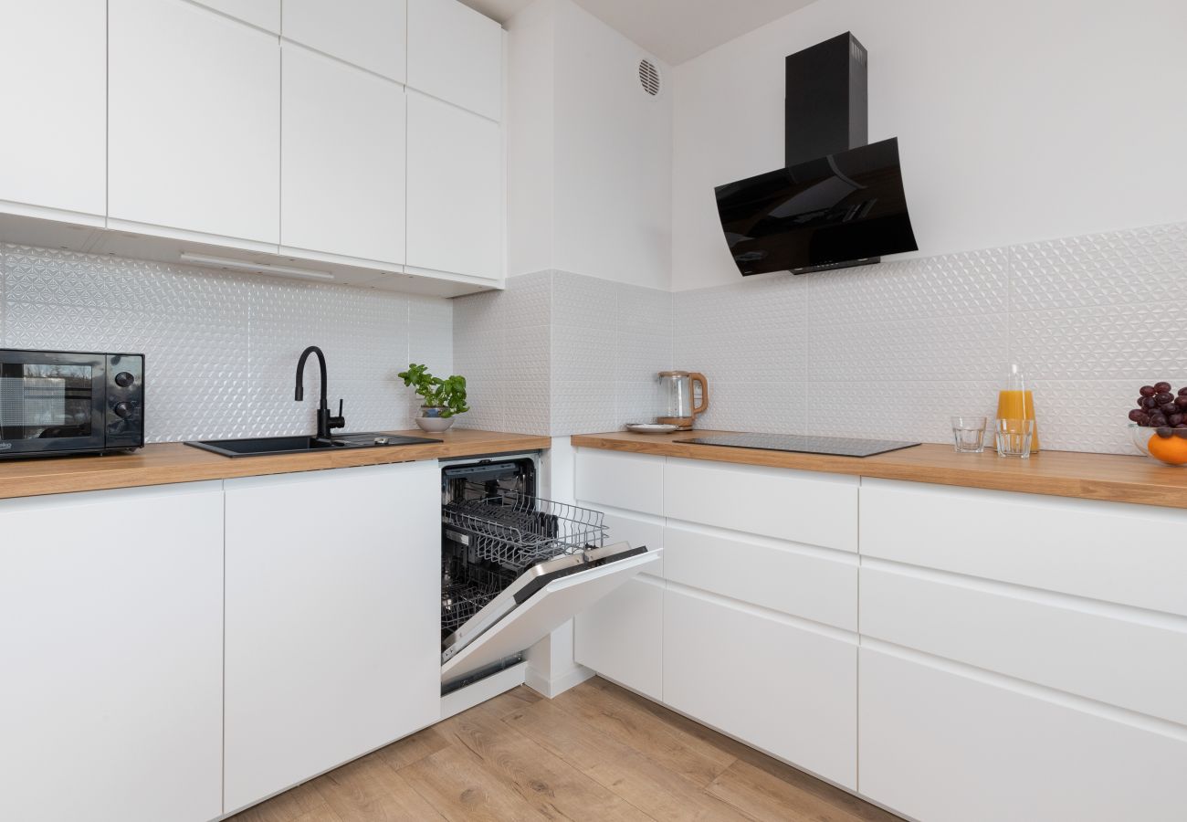 Apartament w Gdańsk - Letnicka 1D | Przyjazny zwierzętom, Wifi, 1 Sypialnia, Balkon, Gdańsk