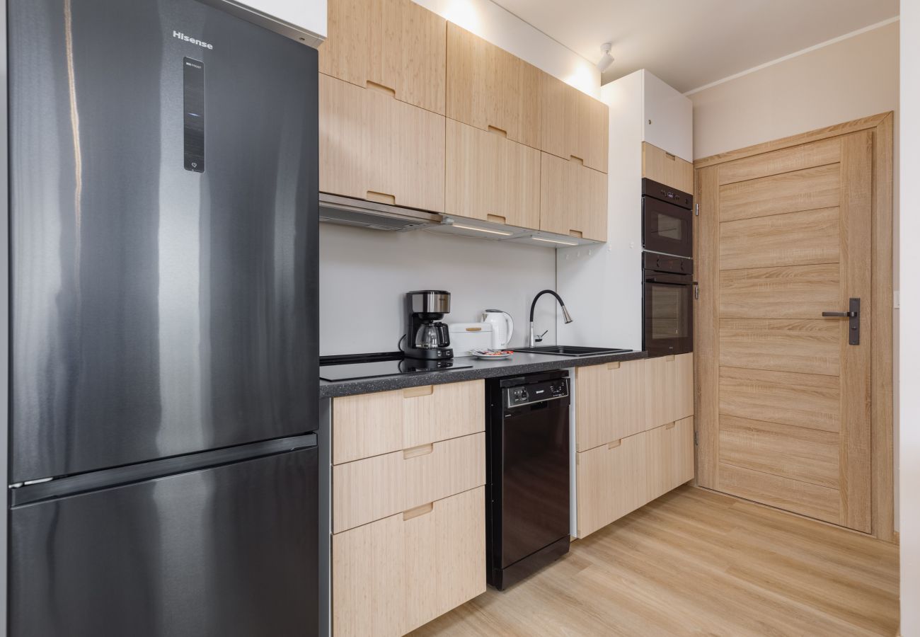 Apartament w Darłowo - Apartament z tarasem i klimatyzacją dla 4 osób, Jagiellońska 10