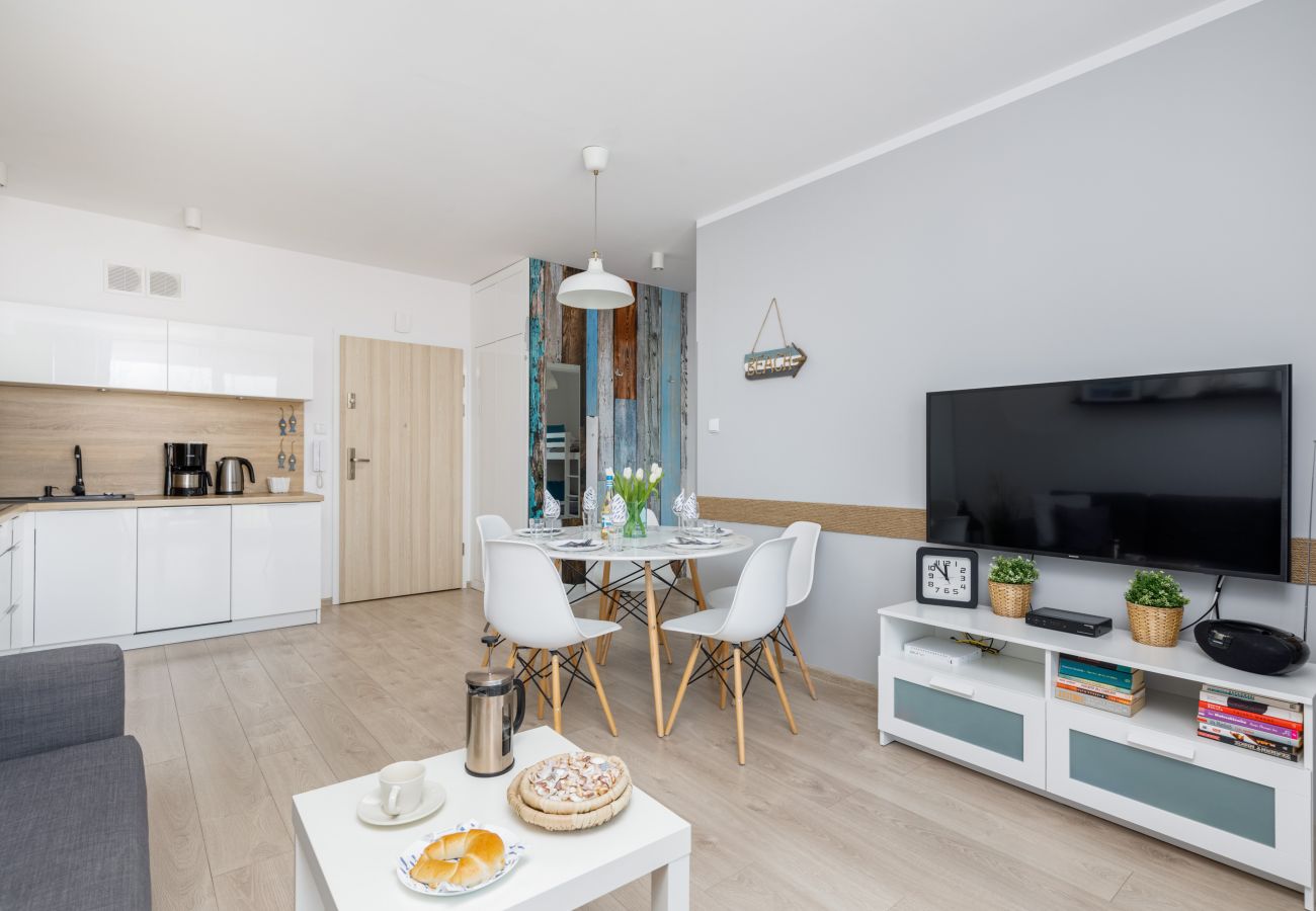 Apartament w Kołobrzeg -  Osiedle Feniks 102 Basen i Sauna, Apartament Rodzinny z 1 sypialnią