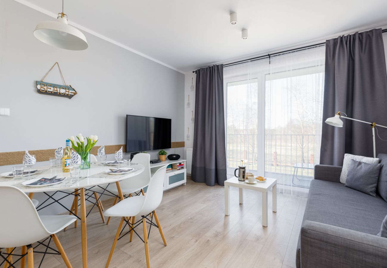 Apartament w Kołobrzeg -  Osiedle Feniks 102 Basen i Sauna, Apartament Rodzinny z 1 sypialnią