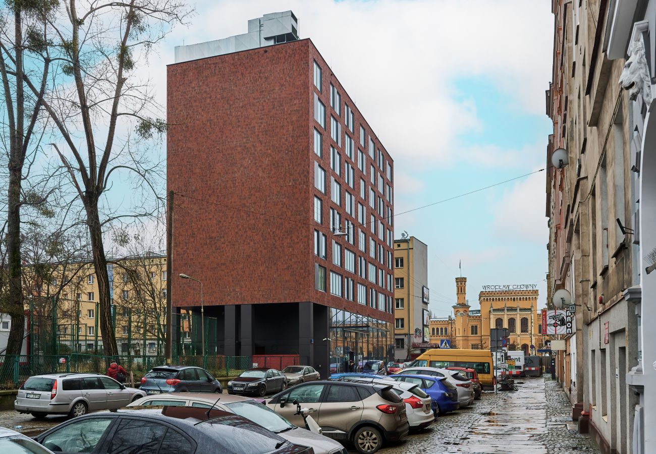 Studio w Wrocław - Pokój z łóżkiem podwójnym Aparthotel Gwarna 12