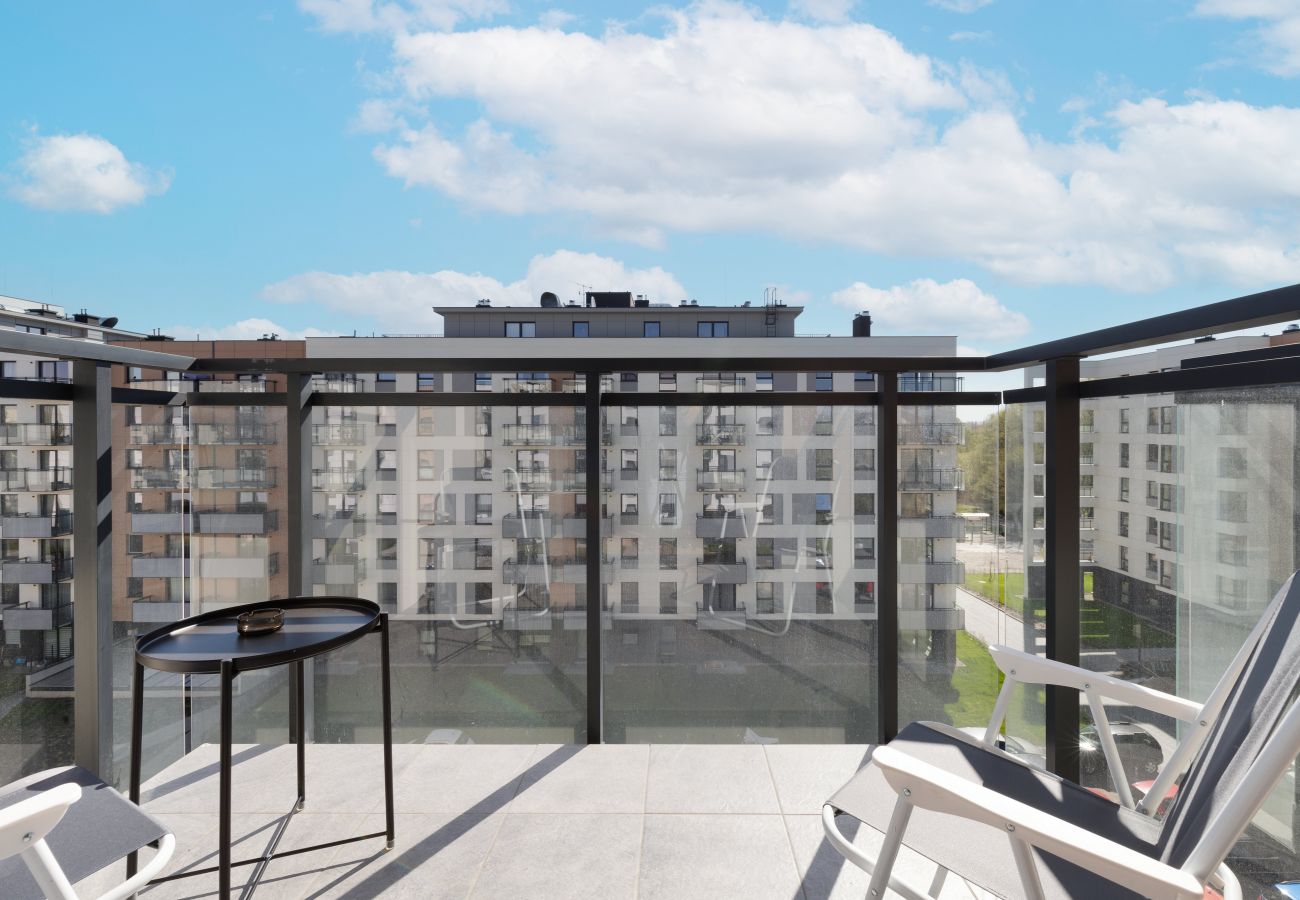 Apartament w Gdańsk - Letnicka 1E | Wifi, 1 Sypialnia, Balkon, Garaż, Gdańsk