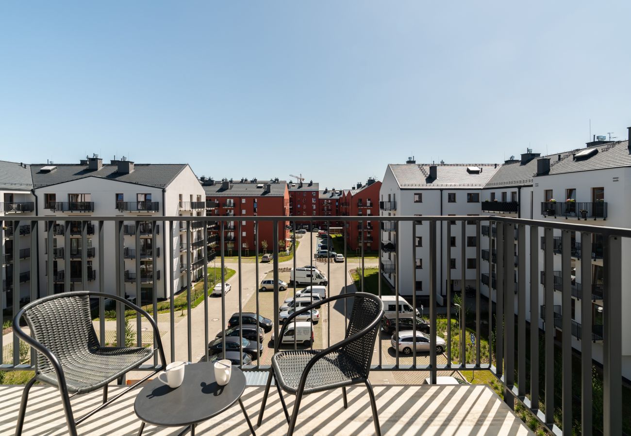 Apartament w Poznań - Apartament White Elegance z Klimatyzacją i Parkingiem w Poznaniu