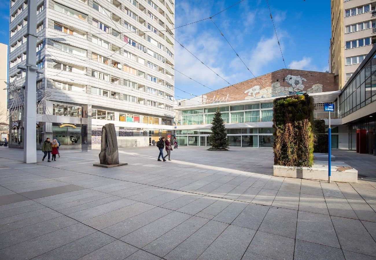 Apartament w Warszawa - Apartament z panoramicznym widokiem na centrum miasta 