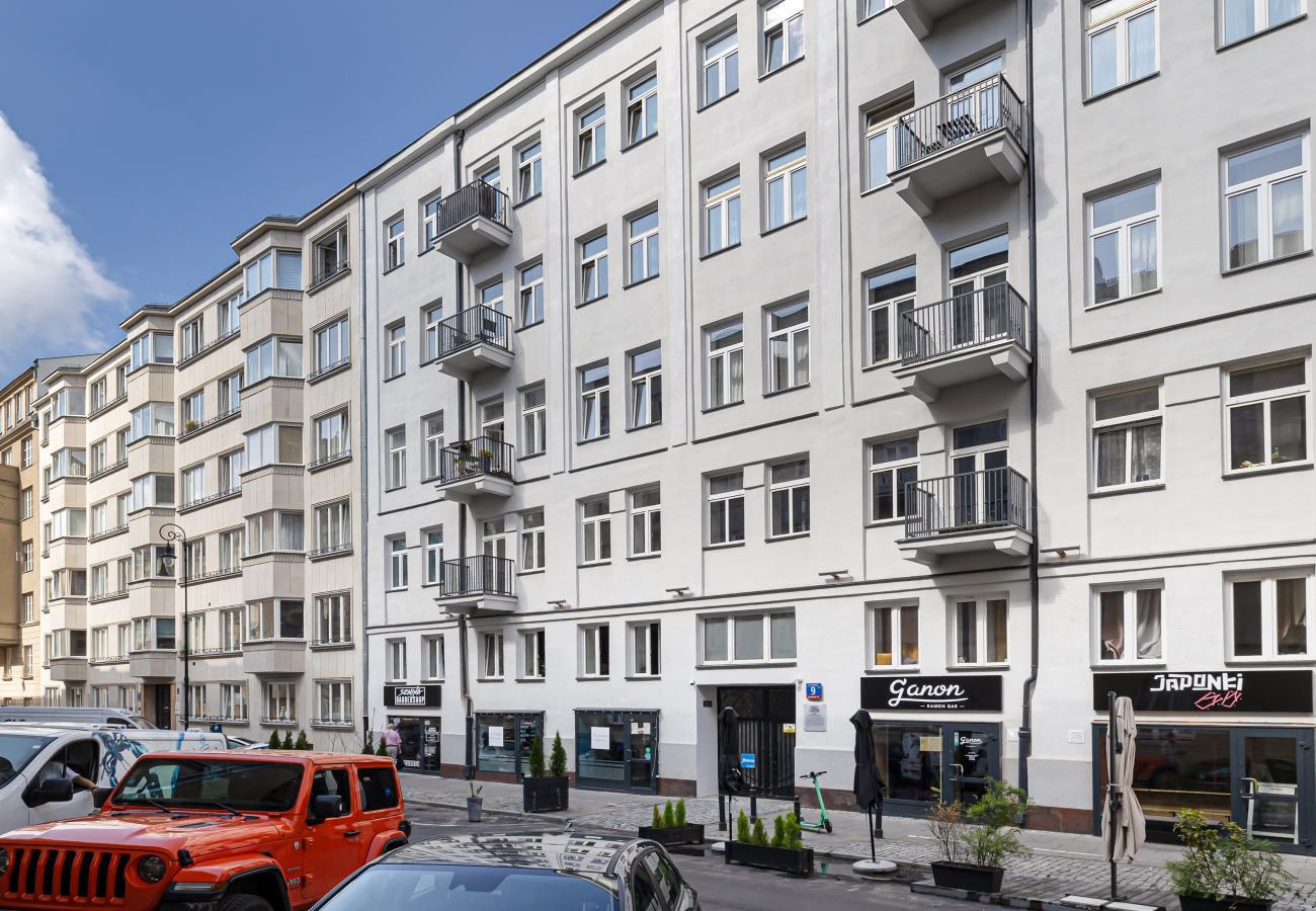 Studio w Warszawa - Pokój w apartamencie z łóżkiem podwójnym 