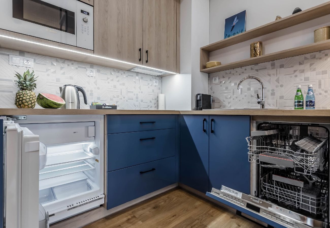 Studio w Gdańsk - Jasny apartament z widokiem na Motławę